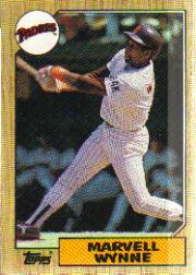 1987 Topps Baseball Cards      037      Marvell Wynne